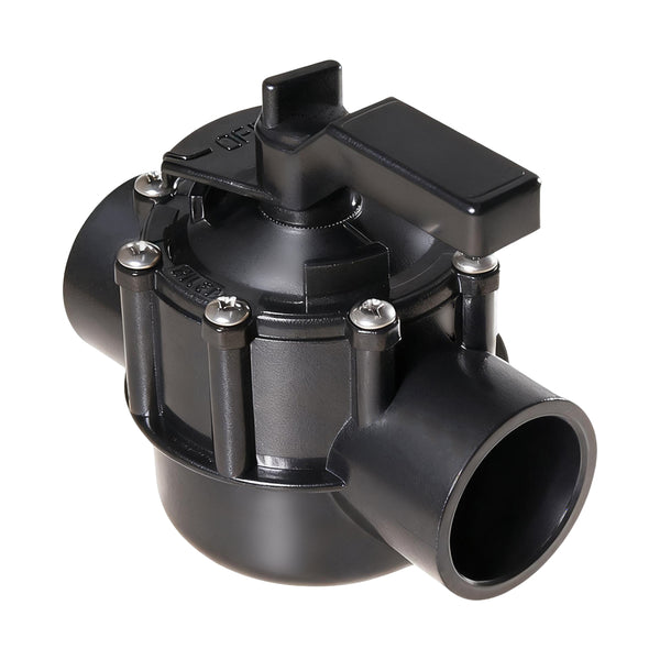 2 Way Valve 2 1/2" Spigot x 2" Slip