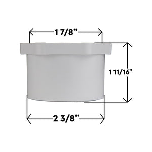 2" Spigot x 1-1/2" Slip PVC Bushing, 20-Pack